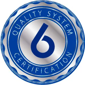 6 QUALITY SYSTEM CERTIFICATION